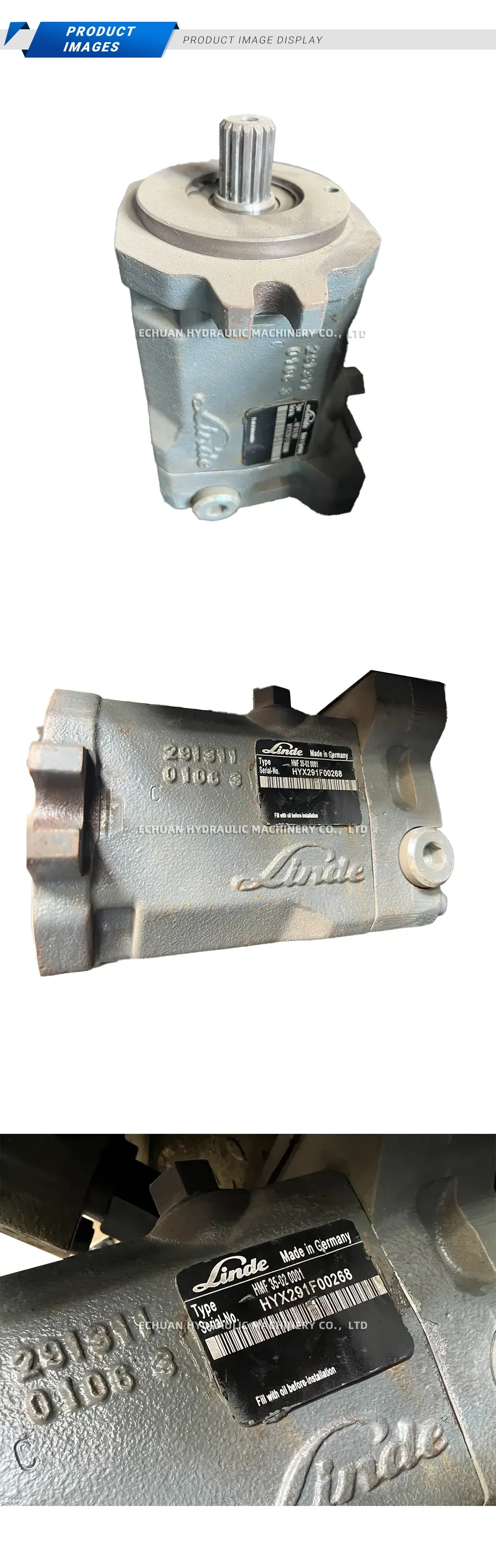 Linde HMF 35-02.0001 Hydraulic Motor Description