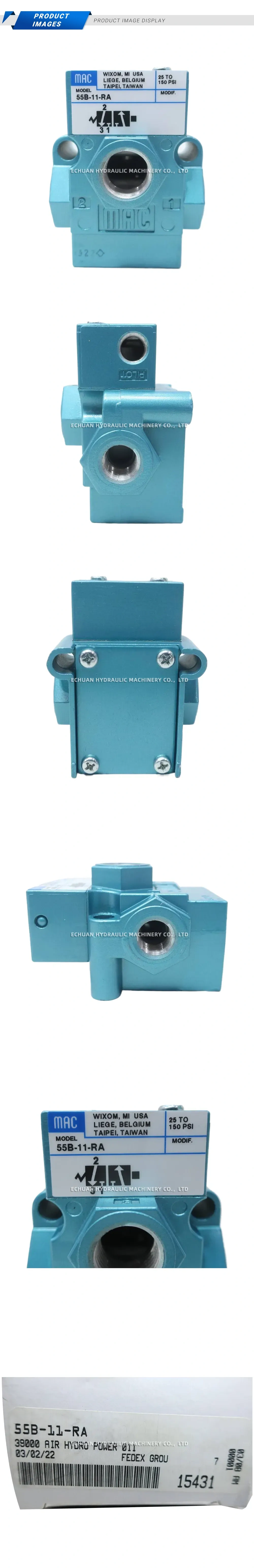 MAC 55B-11-RA Pneumatic Pilot Valve Description
