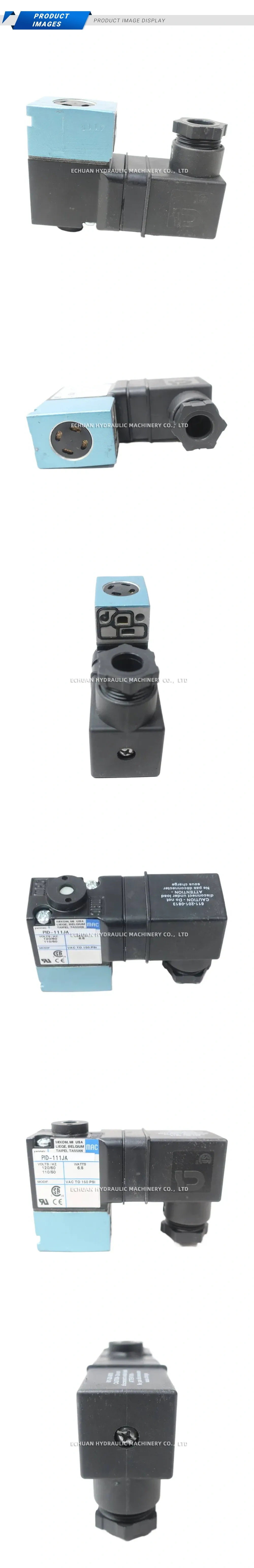 MAC PID-111JA Pneumatic Solenoid Valve Description