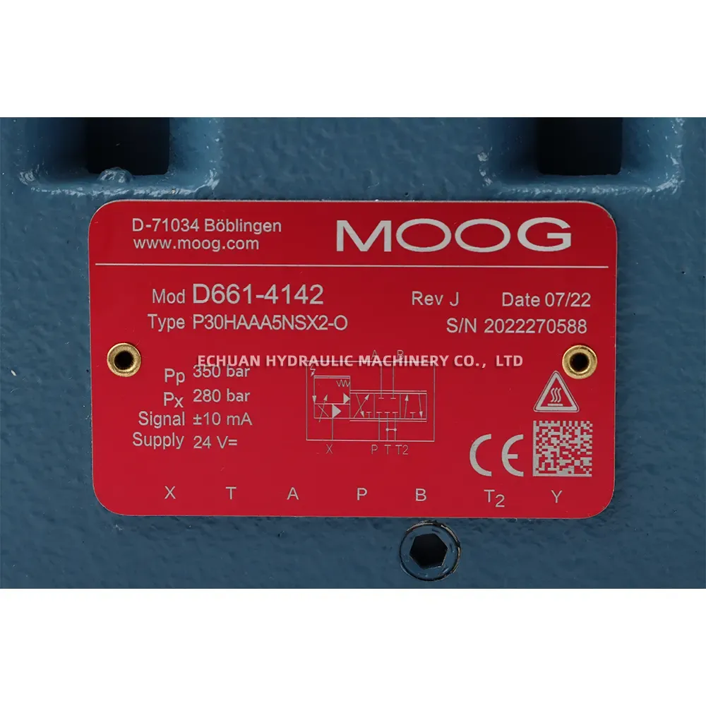 MOOG D661-4142 Hydraulic Servo Valve