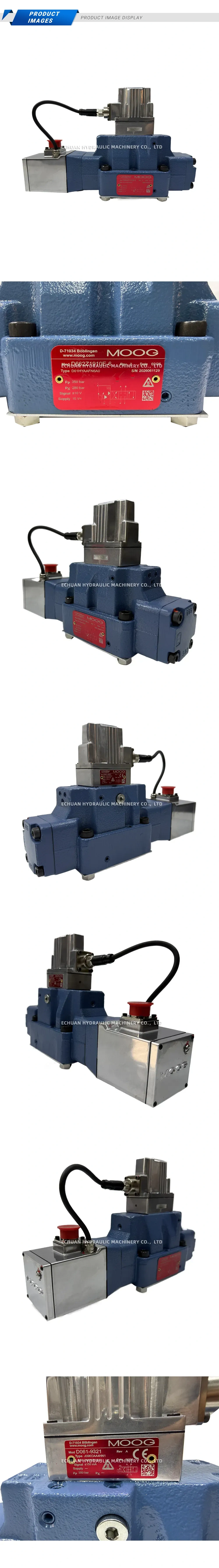 MOOG D662Z1910E-6 Servo-Proportional Control Valve (Hydraulic Servo Valve) Description