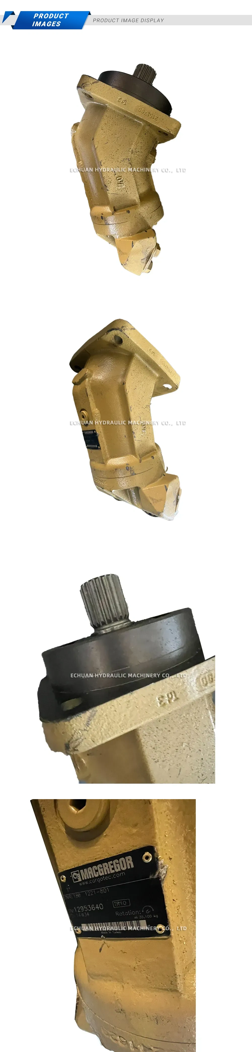 MacGregor TR10 Hydraulic Slewing Drive Description