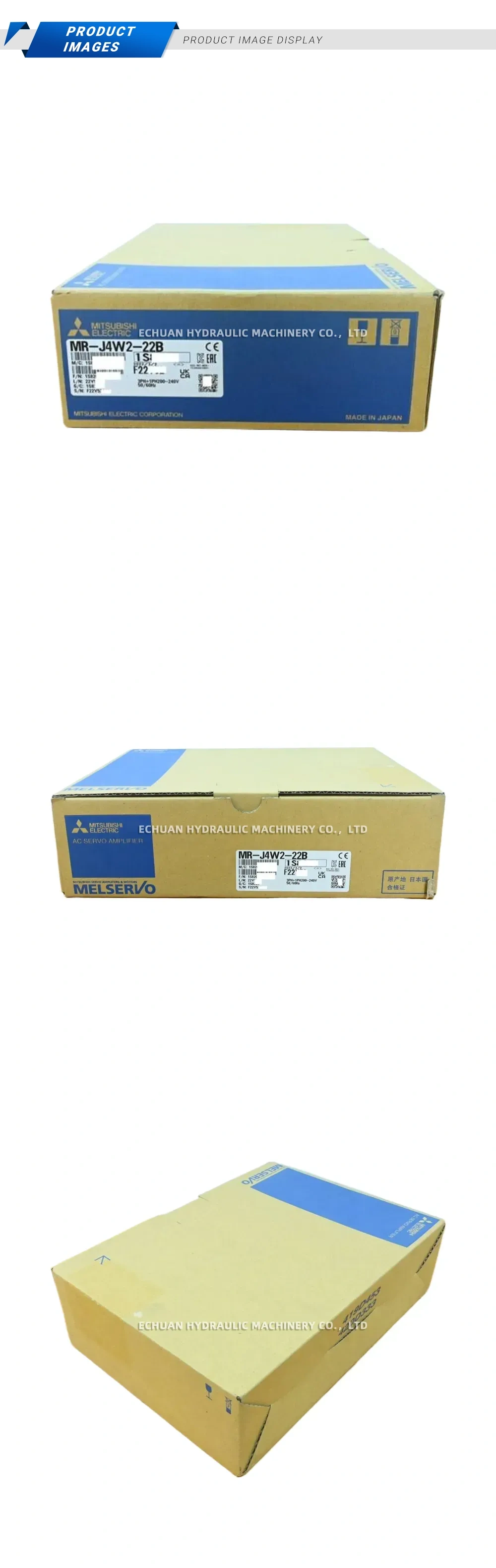Mitsubishi Electric MR-J4W2-22B AC Servo Amplifier Description