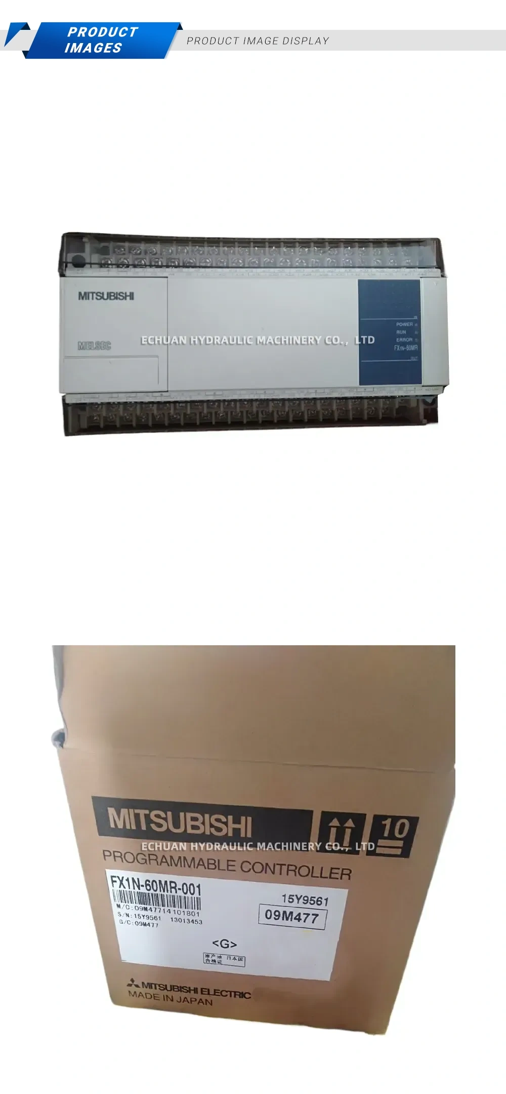 Mitsubishi FX1N-60MR-001 Programmable Logic Controller (PLC) Description