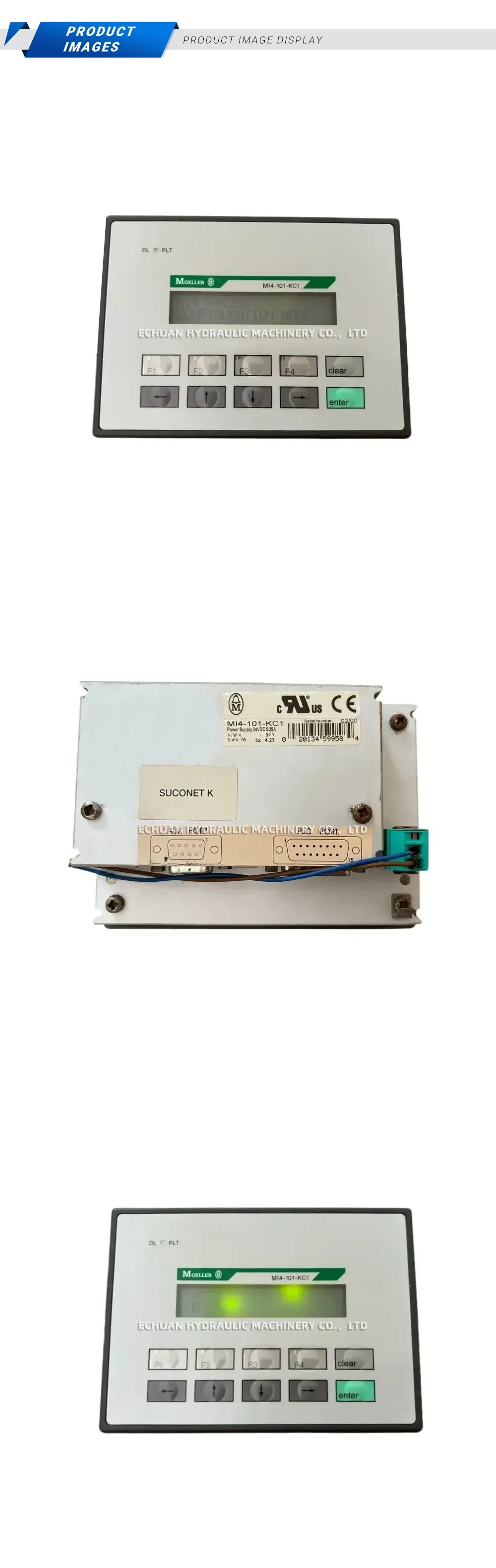 Moeller MI4-101-KC1 Text Display Operator Panel (HMI) Description