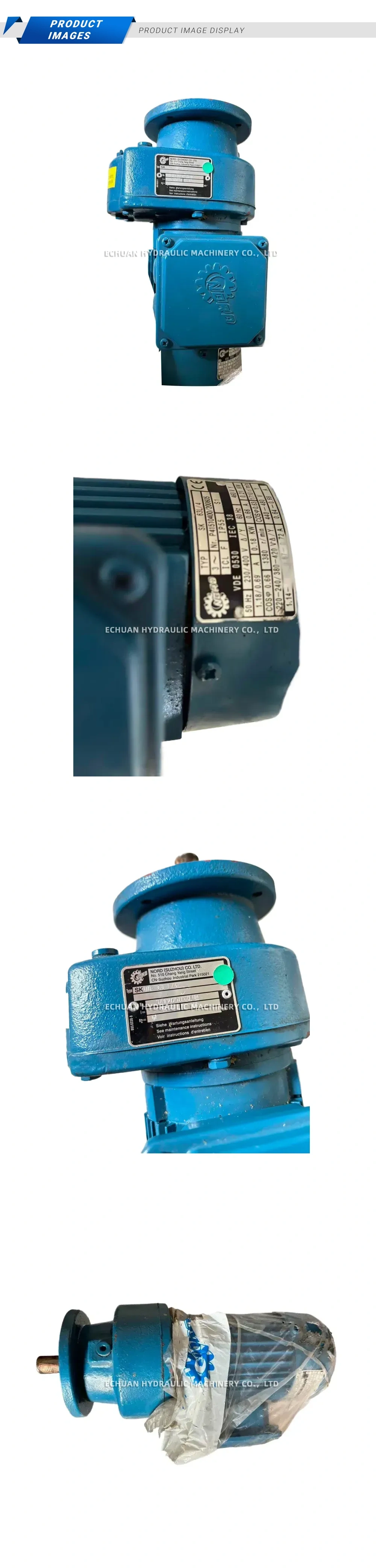 NORD SK01F-63L/4 (SK 63L/4) Helical Gear Motor (Geared Motor) Description