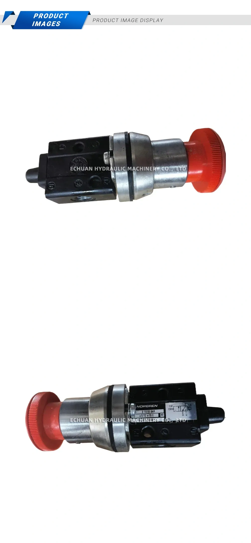 NORGREN SLV/13560/1 Pneumatic Push Button Valve Description
