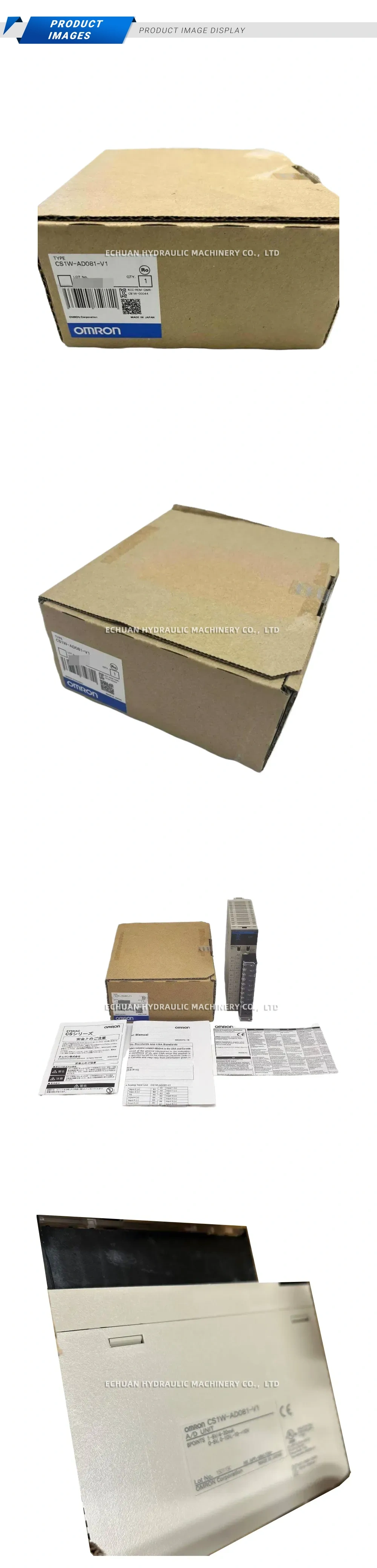 OMRON CS1W-AD081-V1 Analog Input Unit Description