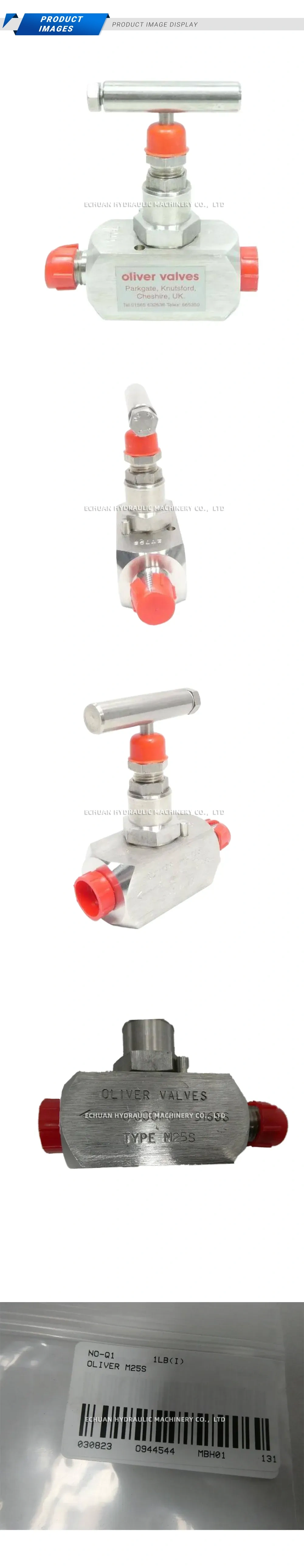 Oliver Valves M25S High Pressure Needle Valve Description