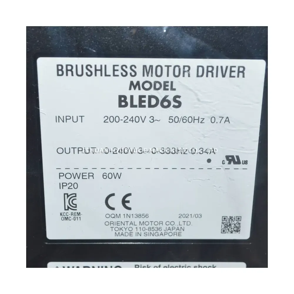 Oriental Motor BLED6S Brushless Motor Driver