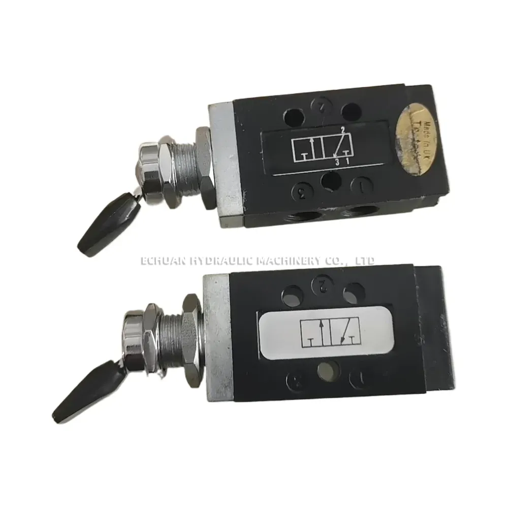 Parker B43003LS/B43003PS Pneumatic Toggle Valve (3/2 Way Directional Control Valve)