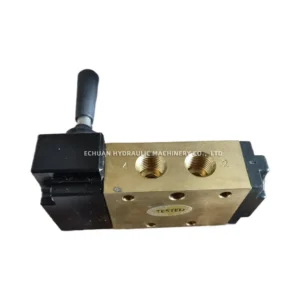 Parker B53004LW-BR Manual Lever Operated Pneumatic Directional Control Valve