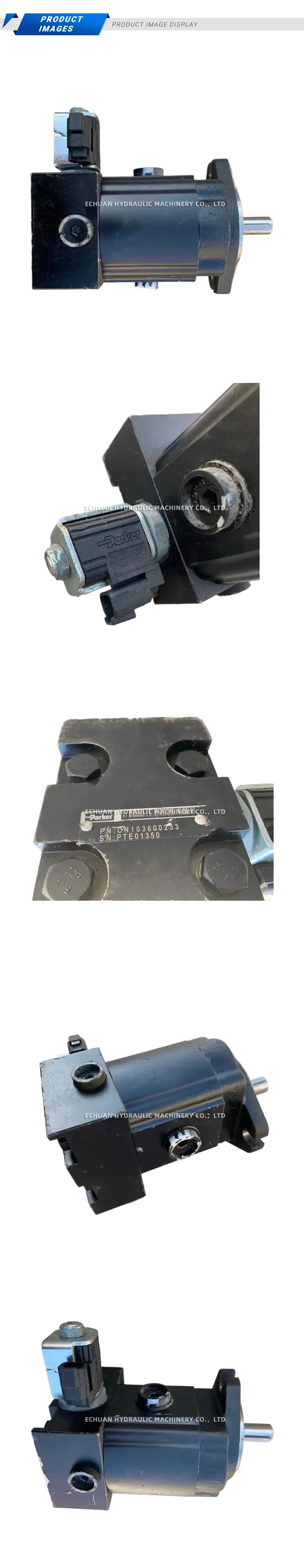 Parker CN103600233 Hydraulic Pump Assembly with Solenoid Valve Description
