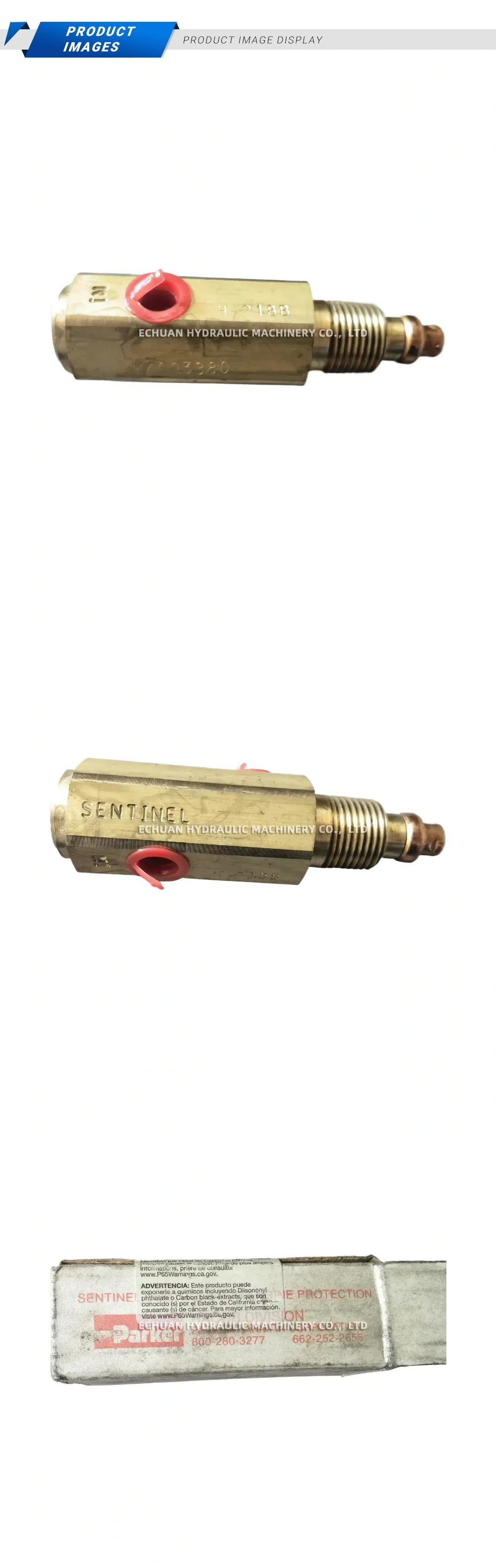 Parker (Sentinel) H-218B Temperature Sensor (Hydraulic Temperature Switch) Description