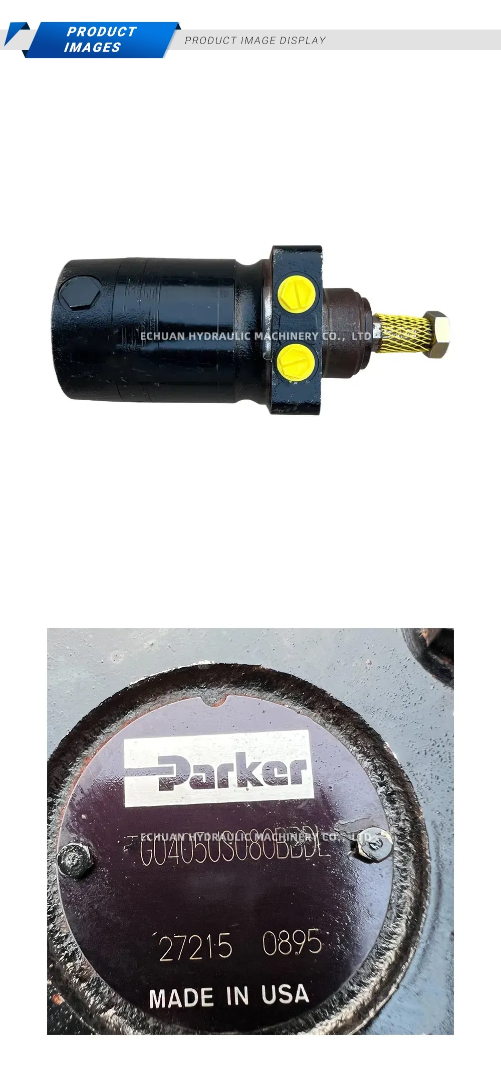 Parker TG0405US080BDDE Hydraulic Motor Description