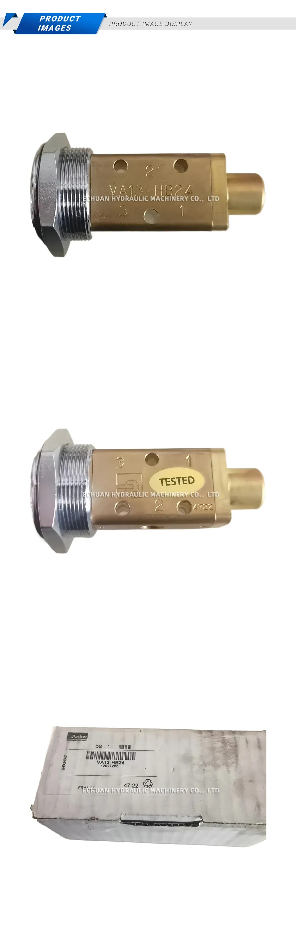 Parker VA13-HB24 Pneumatic Valve Description