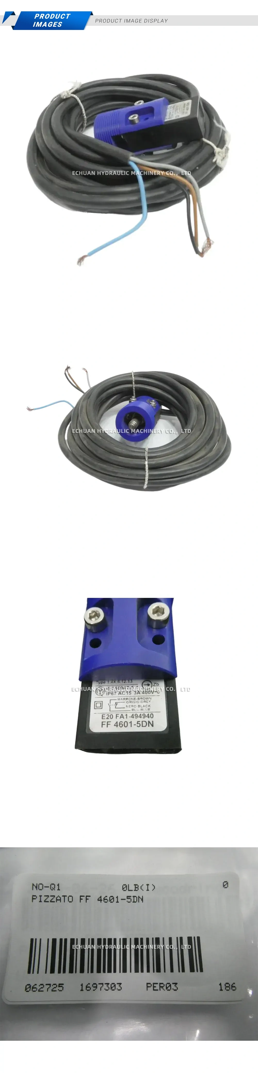 Pizzato FF 4601-5DN Rope Pull Safety Switch Description