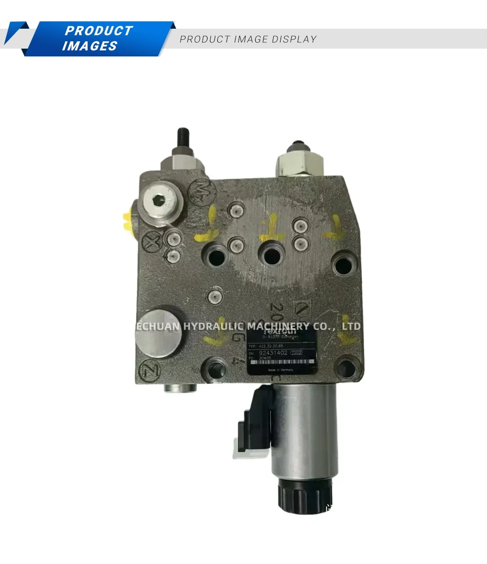 Rexroth 422 32 70 85 Hydraulic Control Valve Block (Pump Regulator Valve) Description