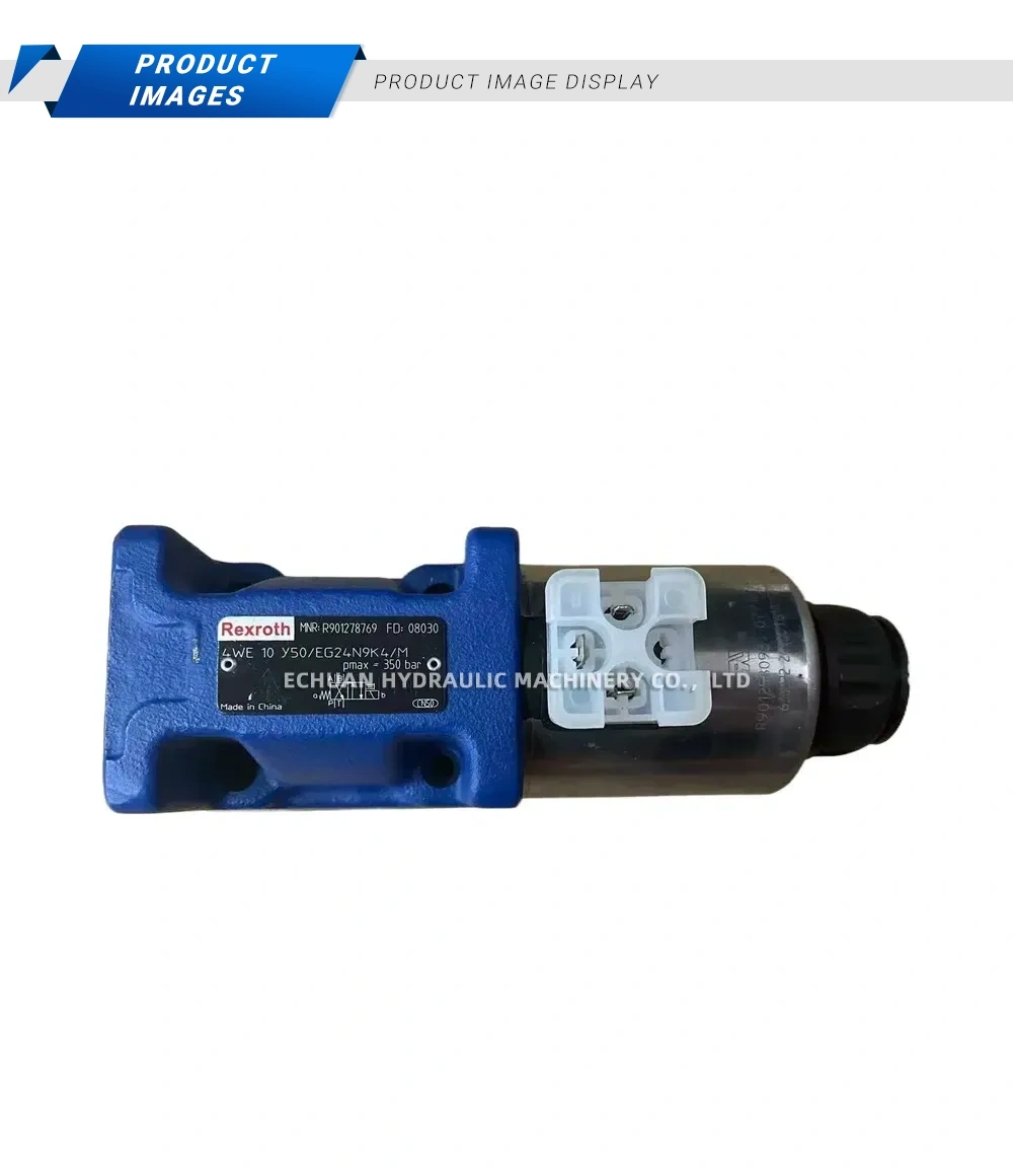 Rexroth 4WE 10 Y50/EG24N9K4/M Solenoid-operated Directional Control Valve Description