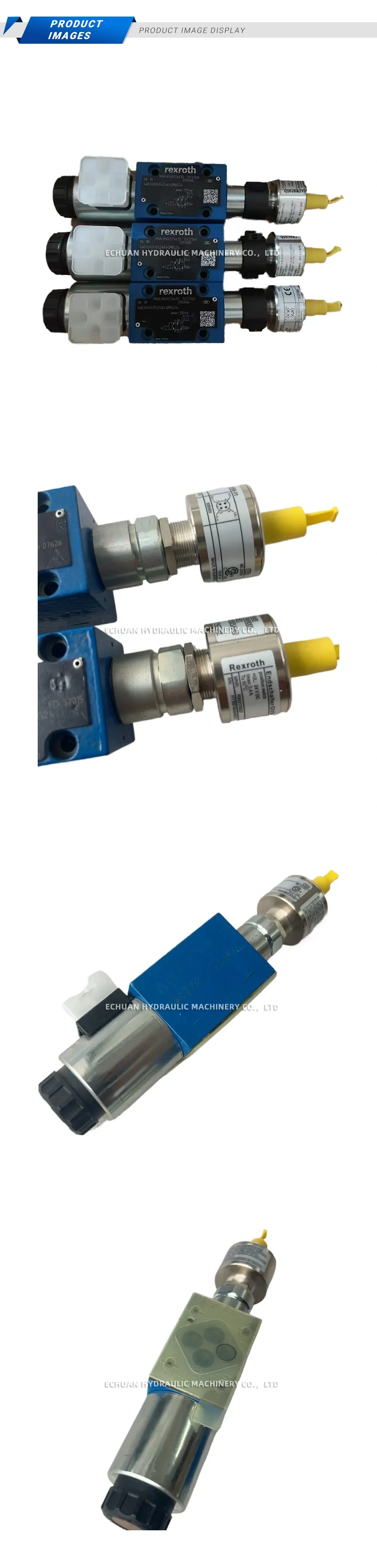 Rexroth 4WE6D6X/EG24N9K4/ZV Solenoid Operated Directional Control Valve with Position Switch Description