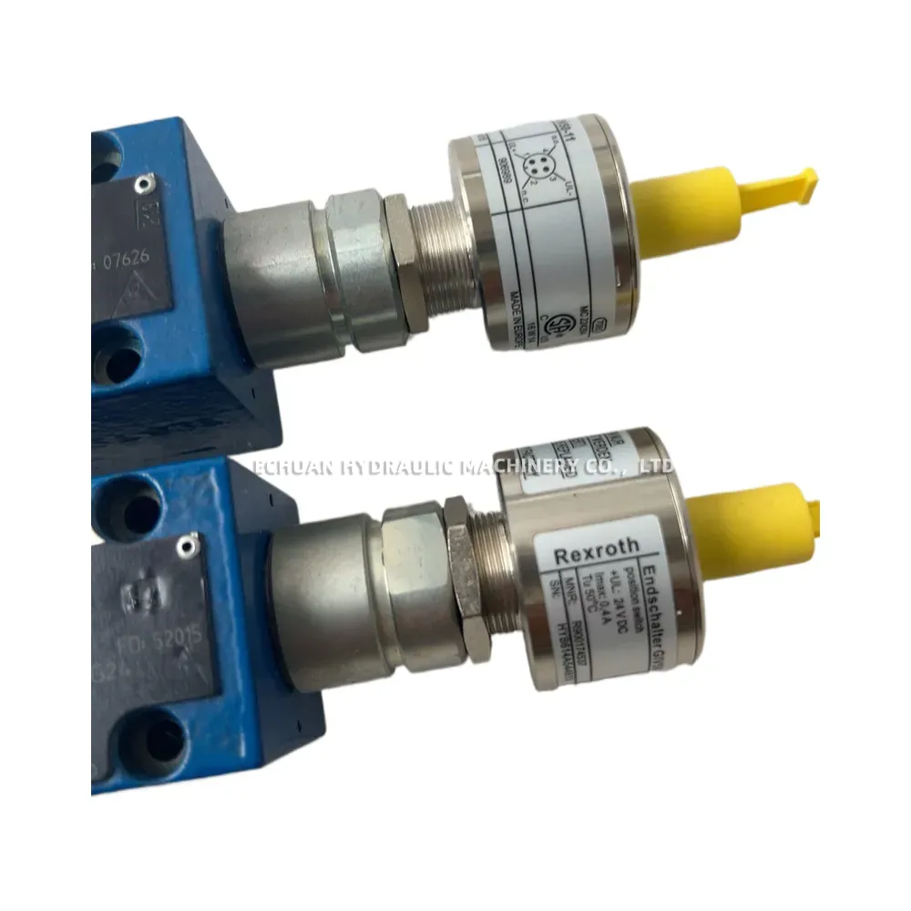 Rexroth 4WE6D6X/EG24N9K4/ZV Solenoid Operated Directional Control Valve with Position Switch