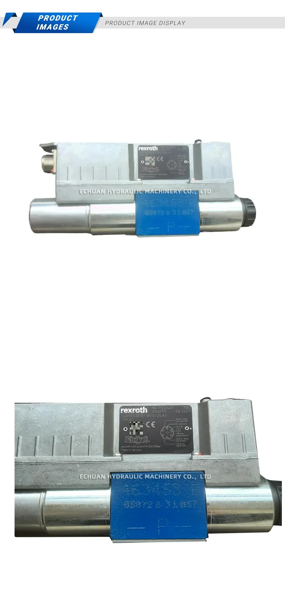Rexroth 4WREE6E16-30/V/24A1 Proportional Directional Valve Description