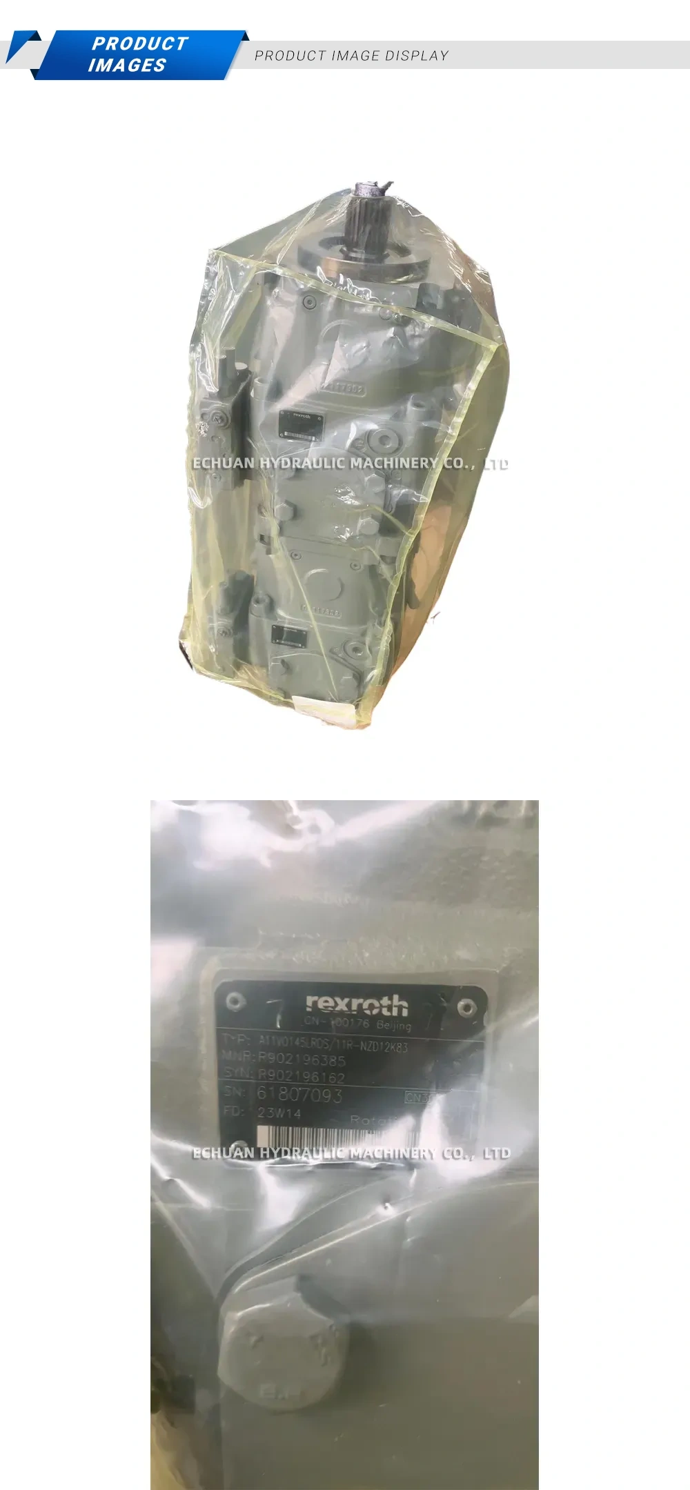 Rexroth A11VO145LRDS/11R-NZD12K83 Hydraulic Axial Piston Variable Pump (Tandem Pump) Description