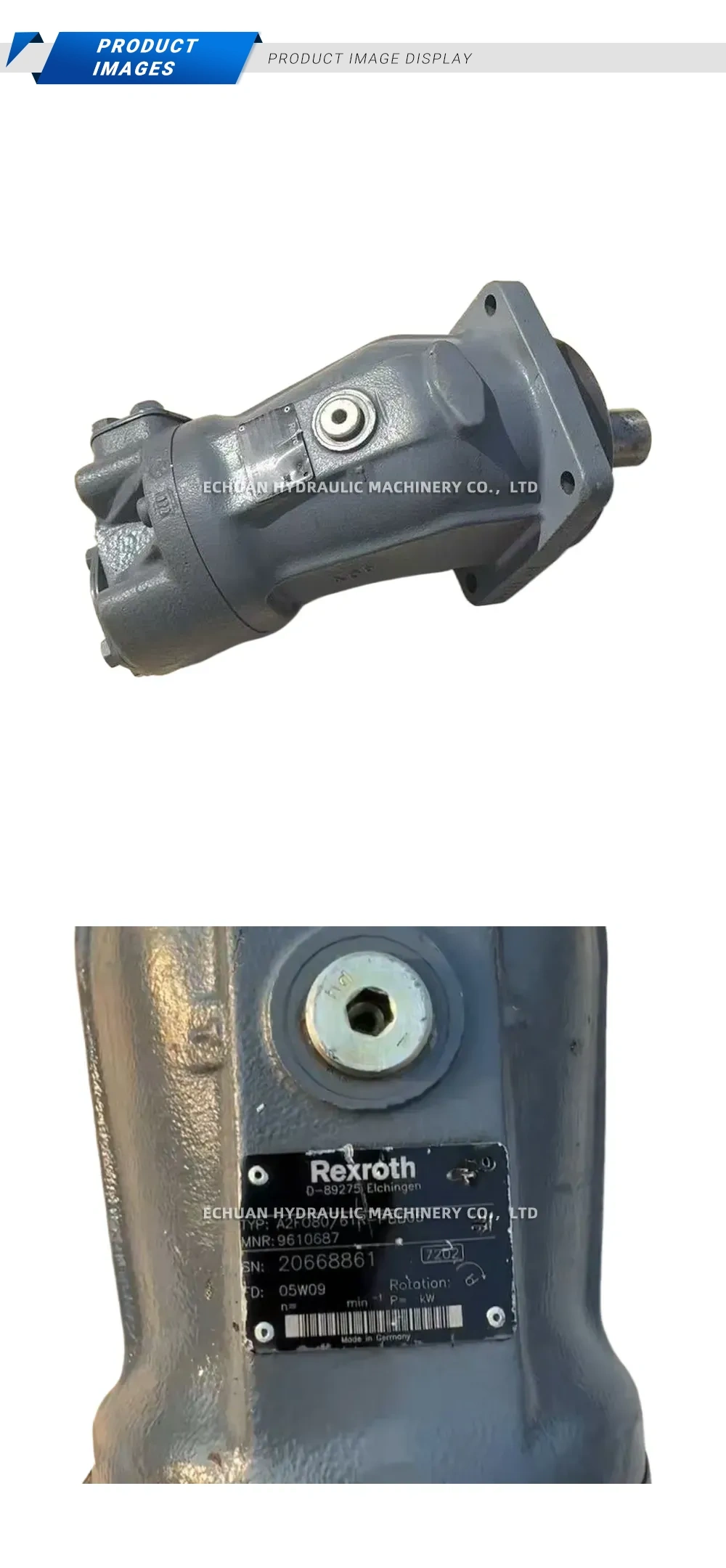 Rexroth A2FO80/61R-PBB05 Axial Piston Pump (Hydraulic Pump) Description