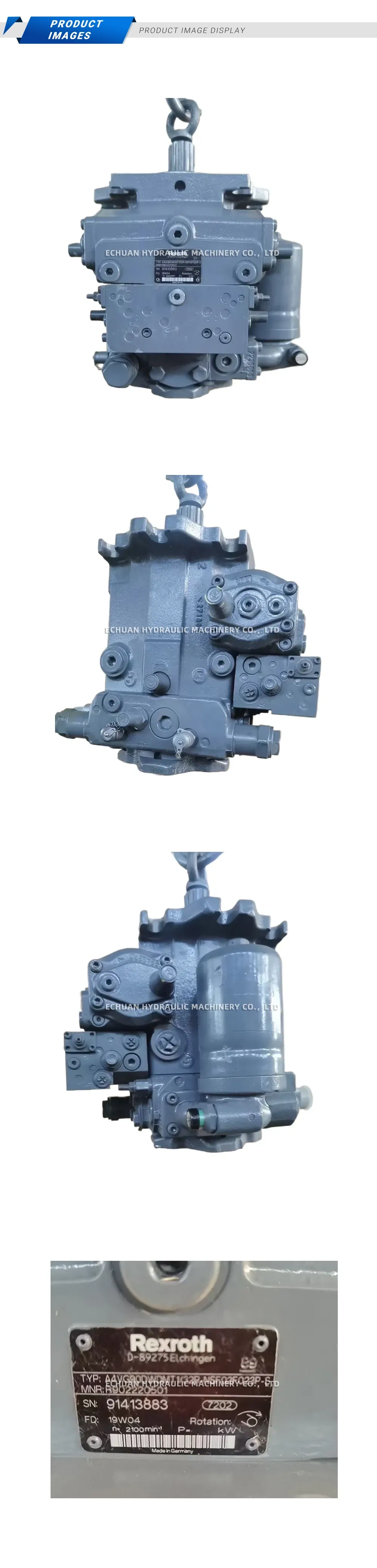 Rexroth A4VG90DWDMT1/32R-NSF02F023P-S Axial Piston Variable Pump Description