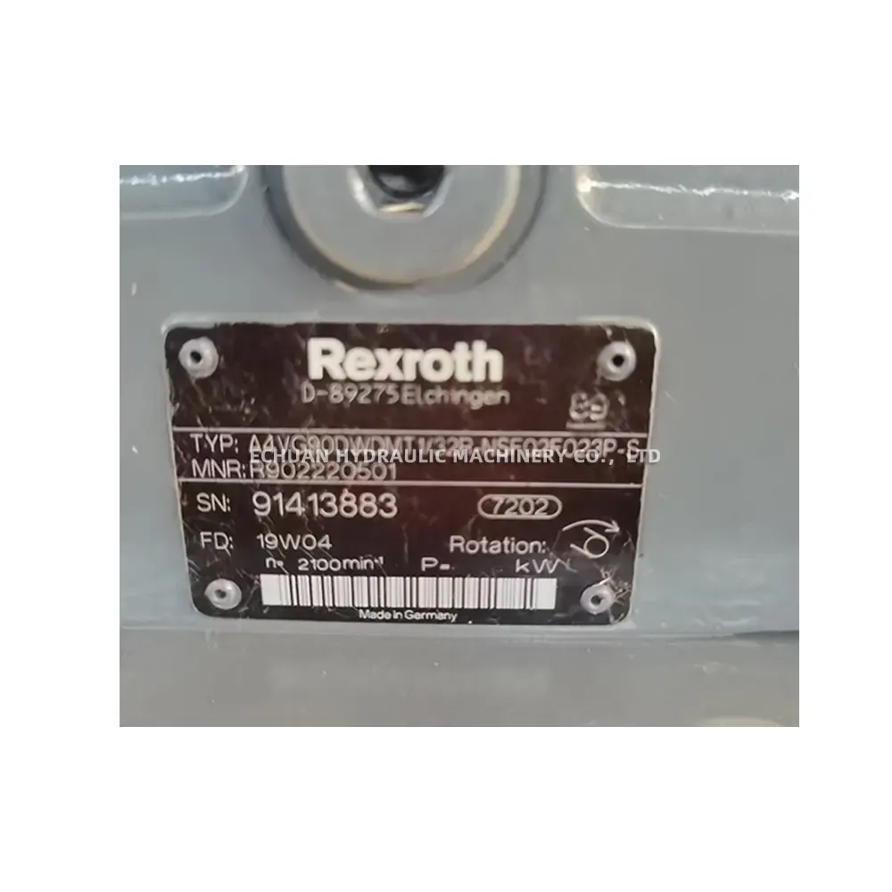 Rexroth A4VG90DWDMT1/32R-NSF02F023P-S Axial Piston Variable Pump