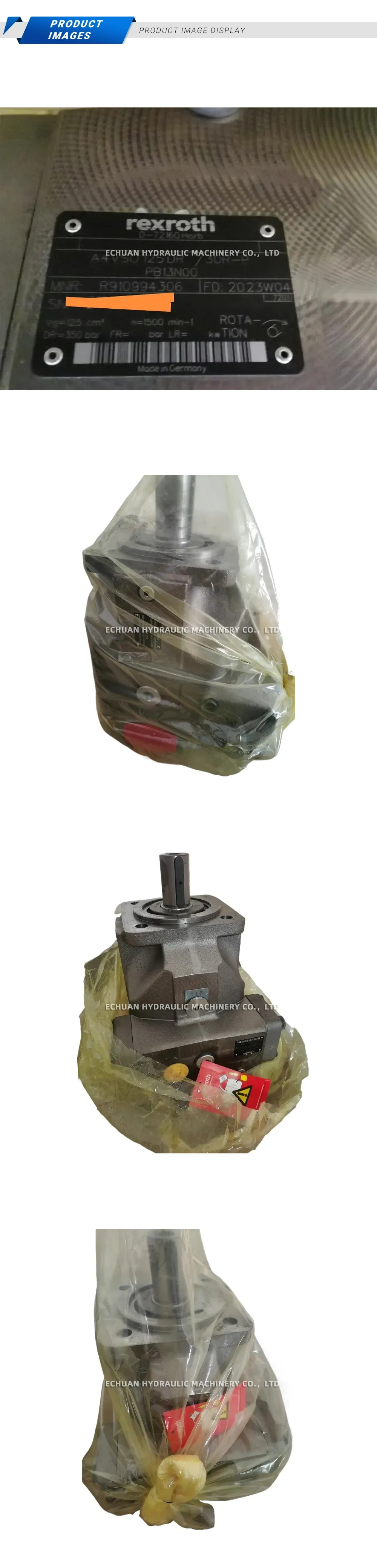 Rexroth A4VSO 125 DR /30R-P Axial Piston Variable Pump Description