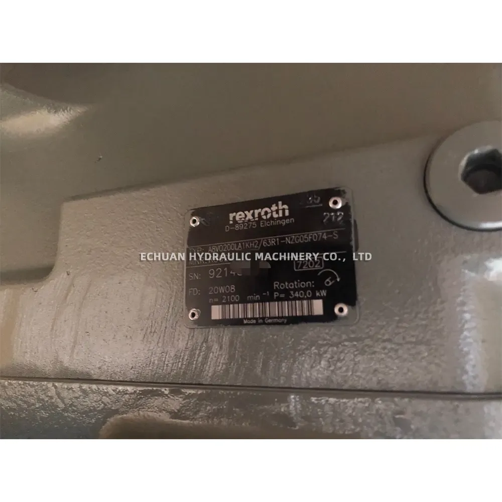 Rexroth A8VO200LA1KH2/63R1-NZG05F074-S Axial Piston Variable Hydraulic Pump