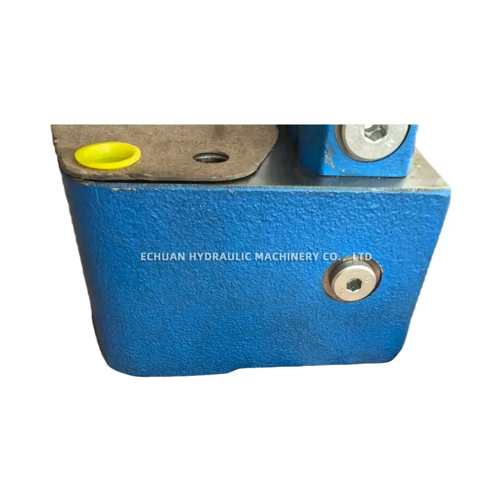 Rexroth DBAW 40 BH1N1X/150-6EG24N9K4-E Hydraulic Safety Valve Block (Pilot-operated Pressure Relief Valve with Solenoid Unloading)