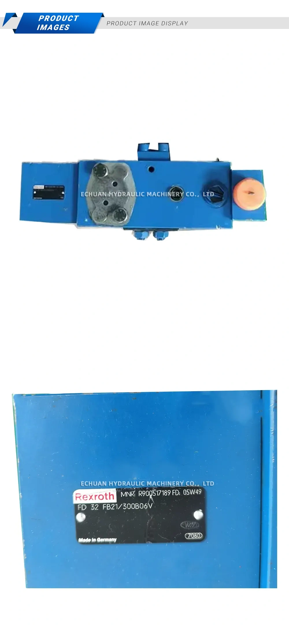 Rexroth FD 32 FB2X/300B06V Hydraulic Counterbalance Valve Description