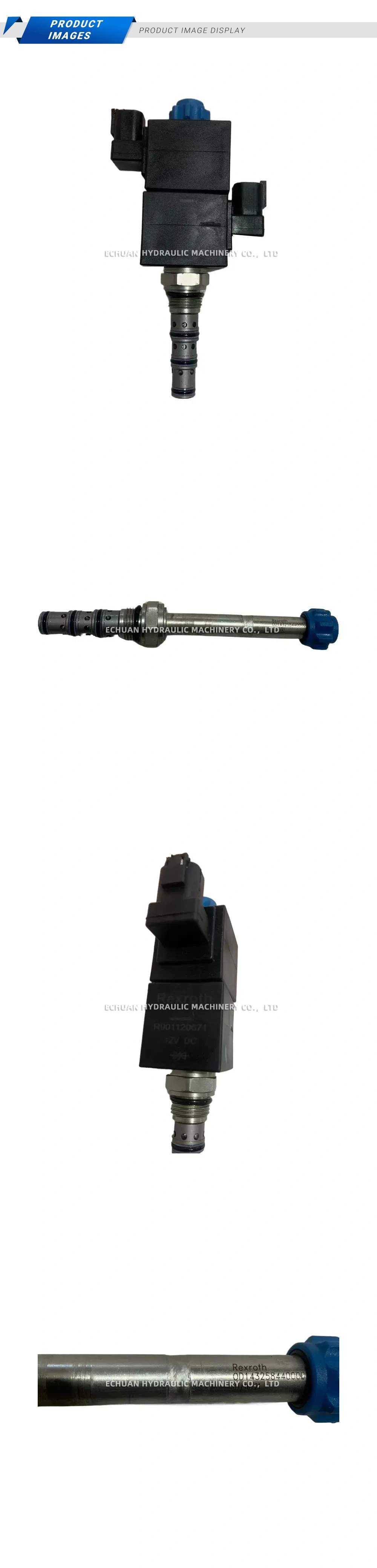 Rexroth OD143258440000 / R901120671 Hydraulic Solenoid Cartridge Valve Description