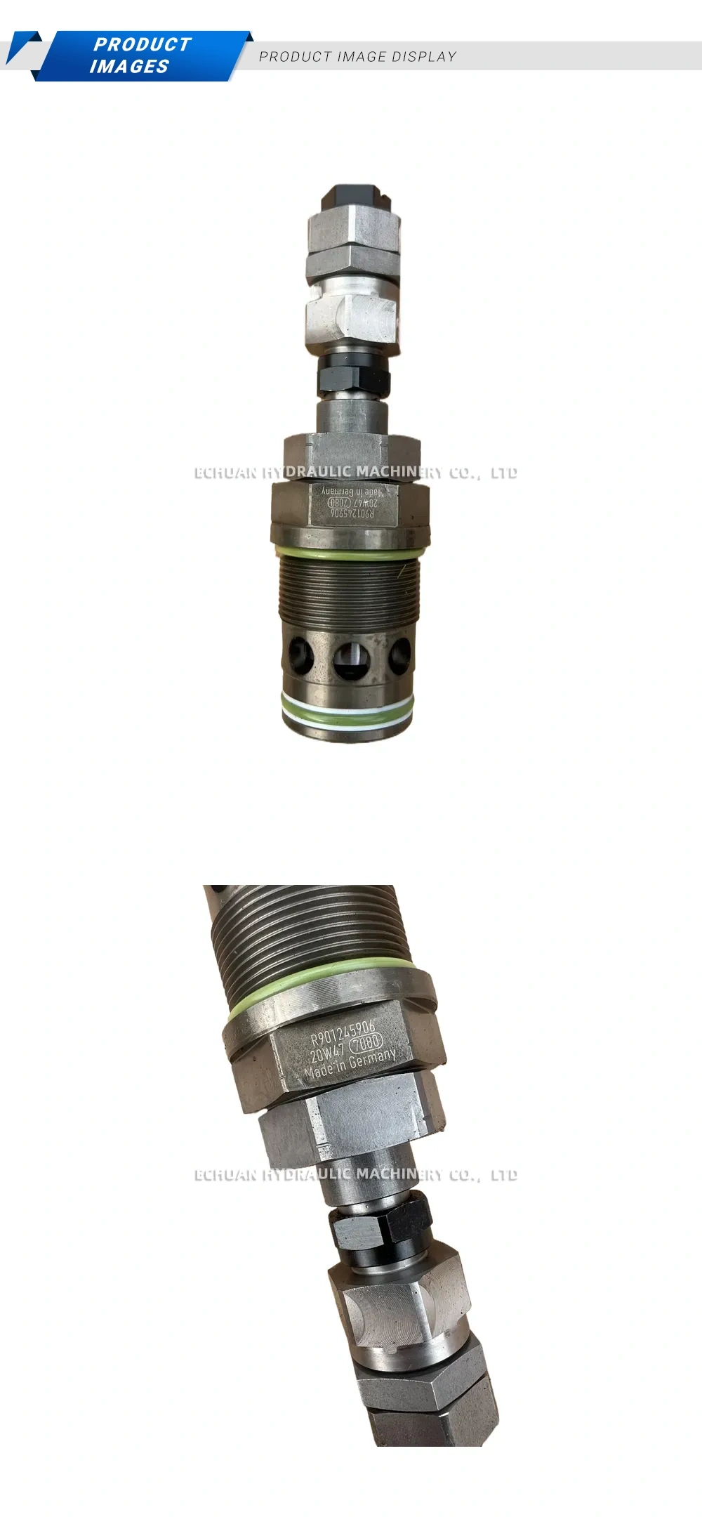 Rexroth R901245906 Hydraulic Pressure Relief Valve (Cartridge Type) Description
