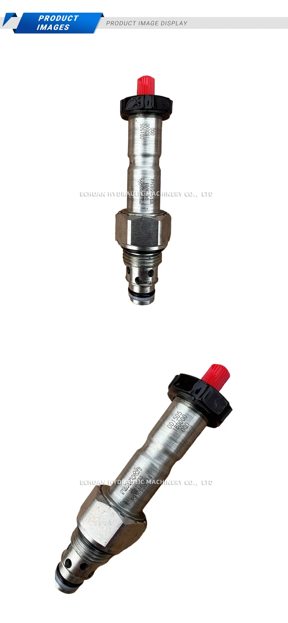 Rexroth R930058344 / OD150518D000000 Hydraulic Cartridge Valve Description