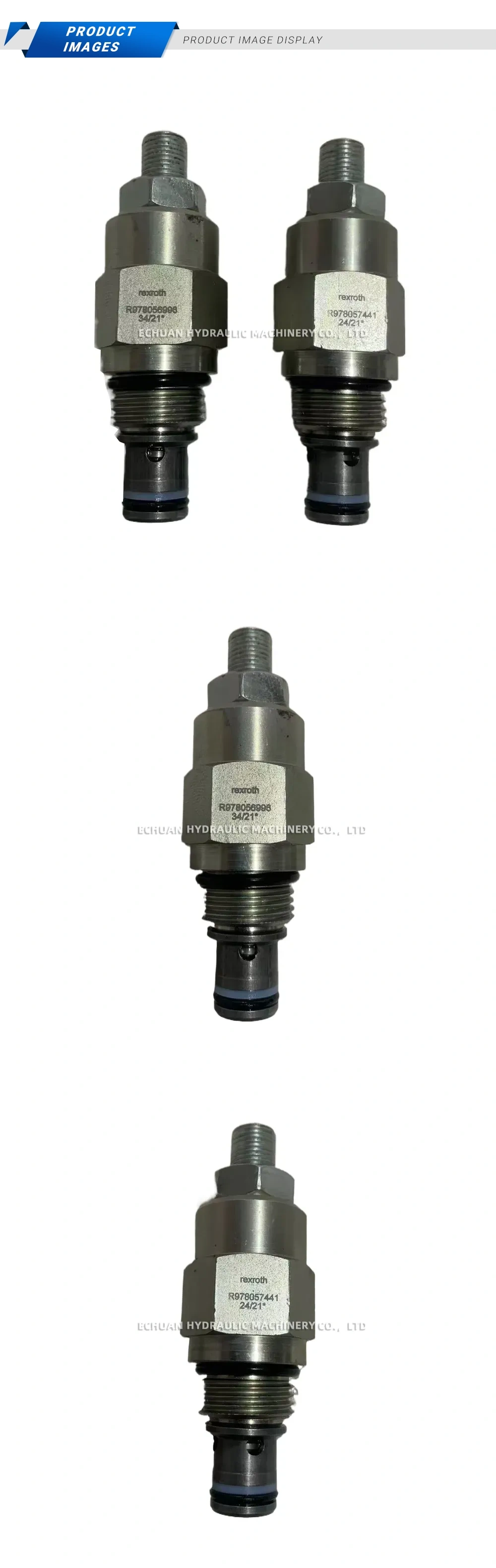 Rexroth R978056996 / R978057441 Hydraulic Relief Valve (Cartridge Type) Description