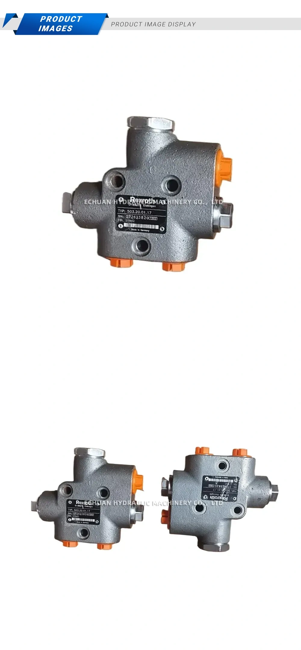 Rexroth SO 200-10/M1.17 Hydraulic Valve Block Description