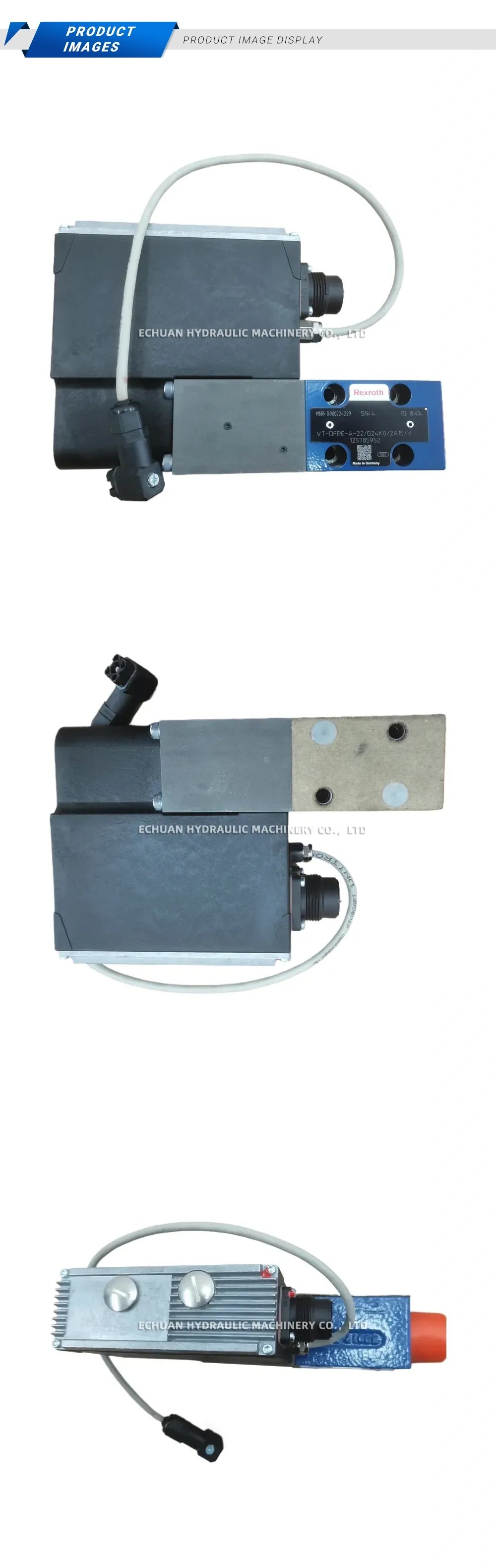 Rexroth VT-DFPE-A-22/G24K0/2A1E/V Proportional Directional Control Valve Description