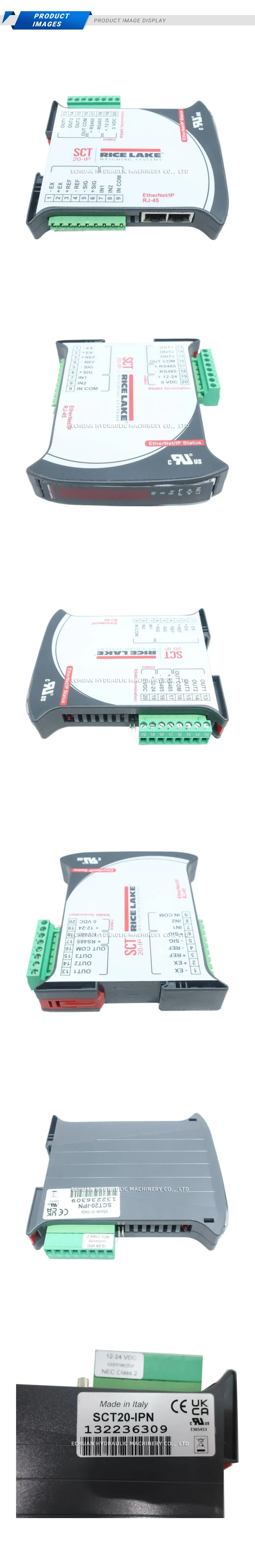 Rice Lake SCT20-IPN EtherNet/IP Signal Conditioning Transmitter Module Description