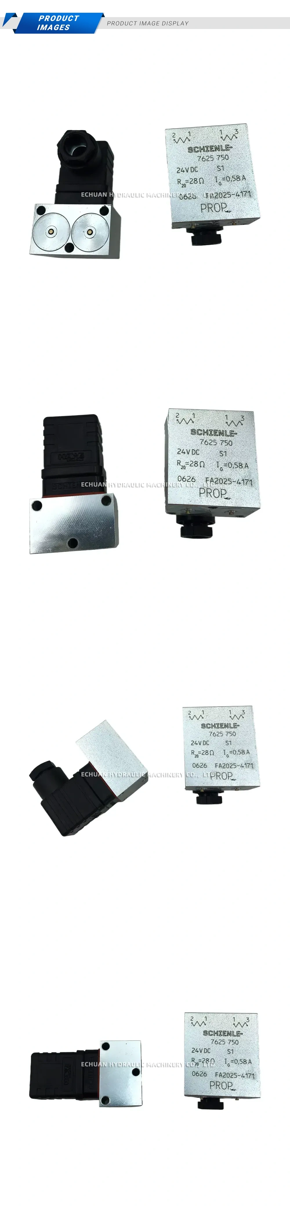 SCHIENLE 7625 750 Proportional Solenoid Coil Description