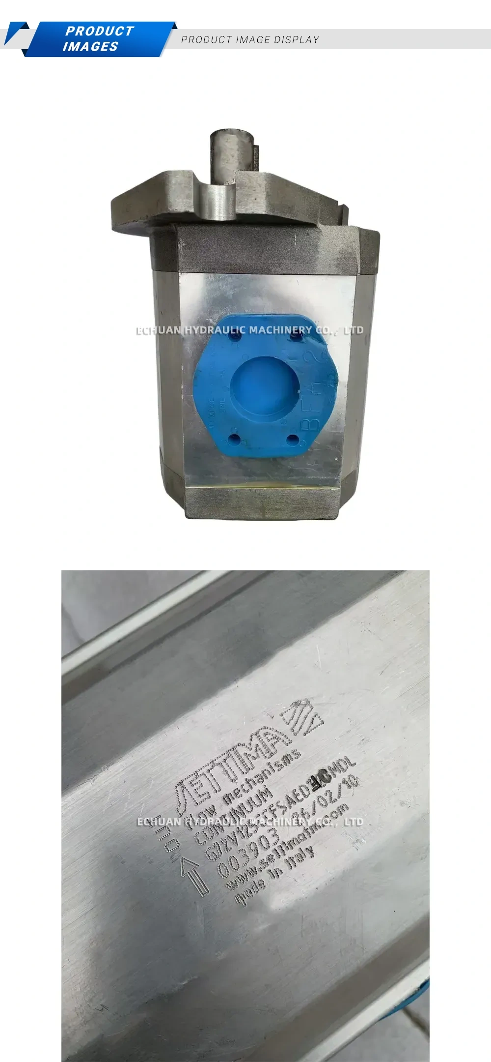 SETTIMA G72V125CC Hydraulic Screw Pump Description