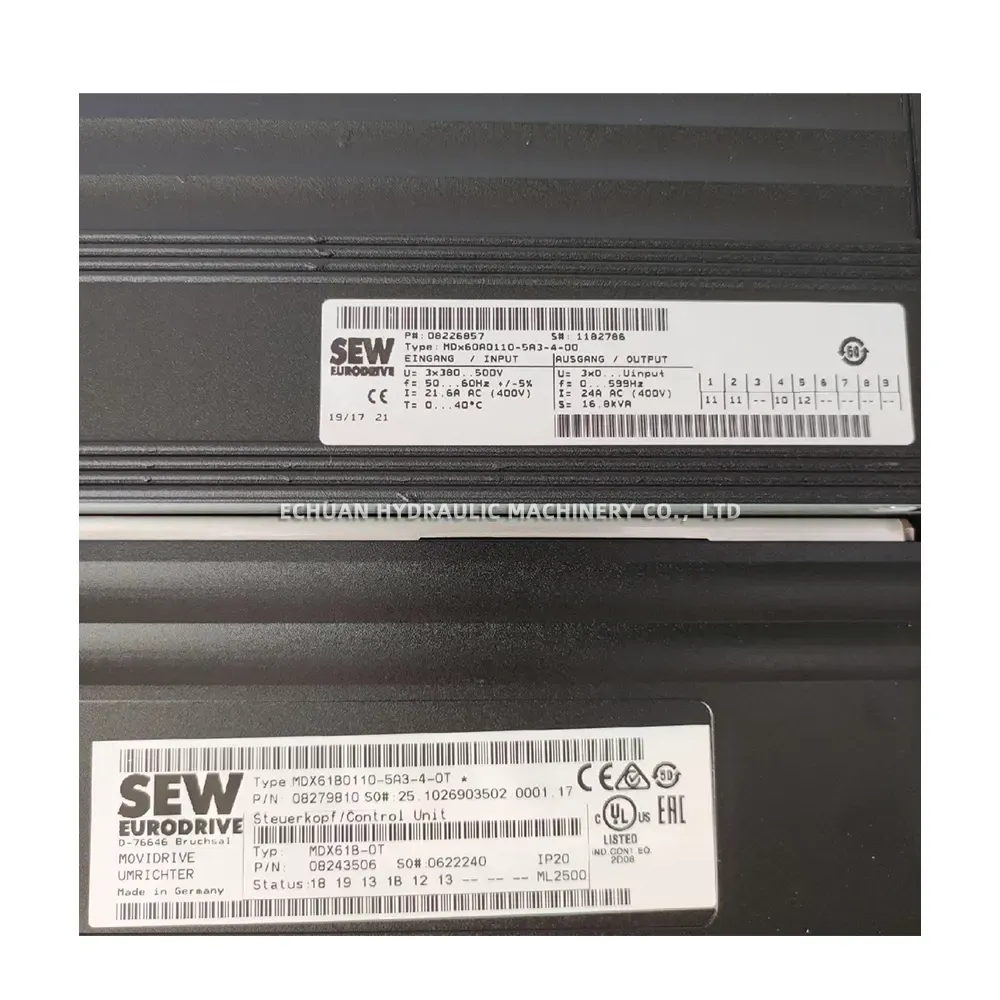 SEW MDX61B0110-5A3-4-0T / MDX60A0110-5A3-4-00 Servo Drive / Frequency Inverter (MOVIDRIVE)
