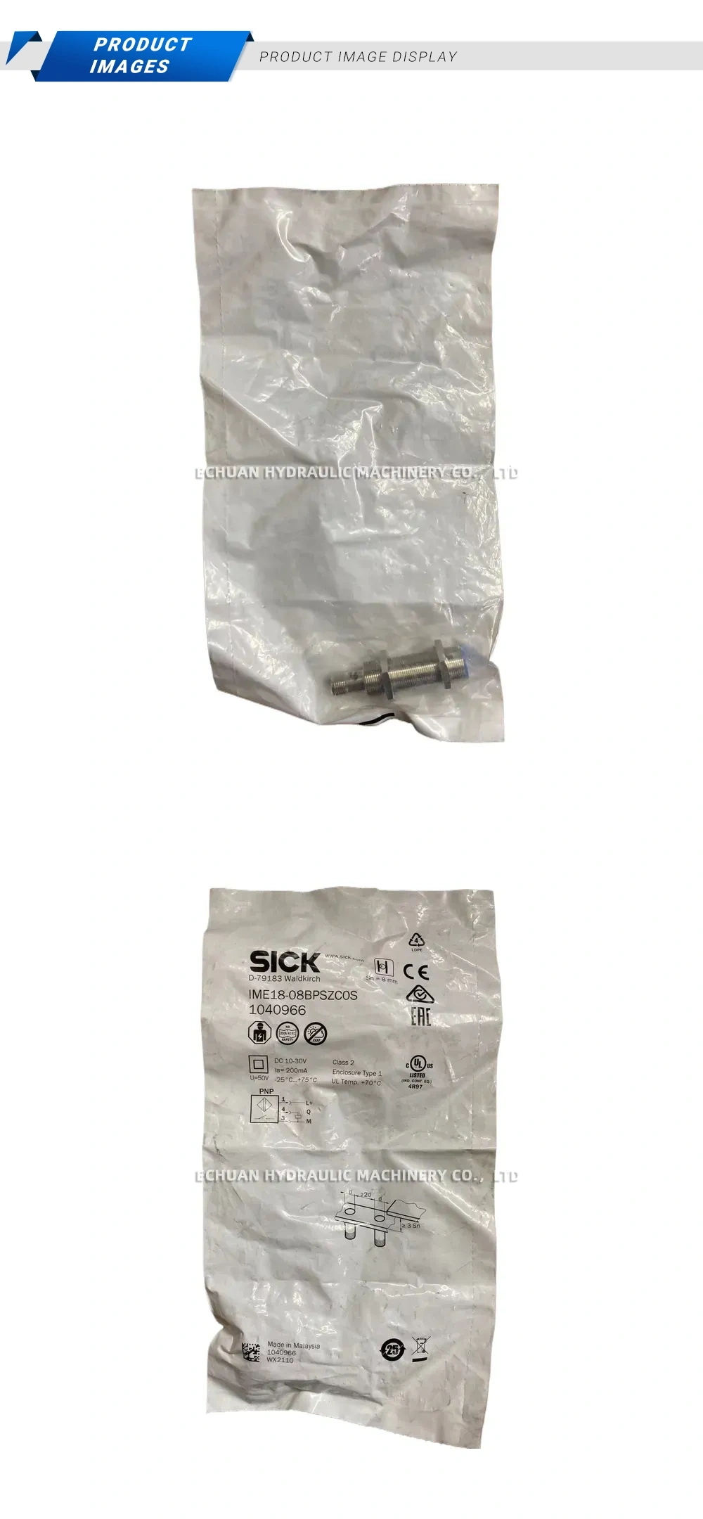 SICK IME18-08BPSZC0S Inductive Proximity Sensor Description