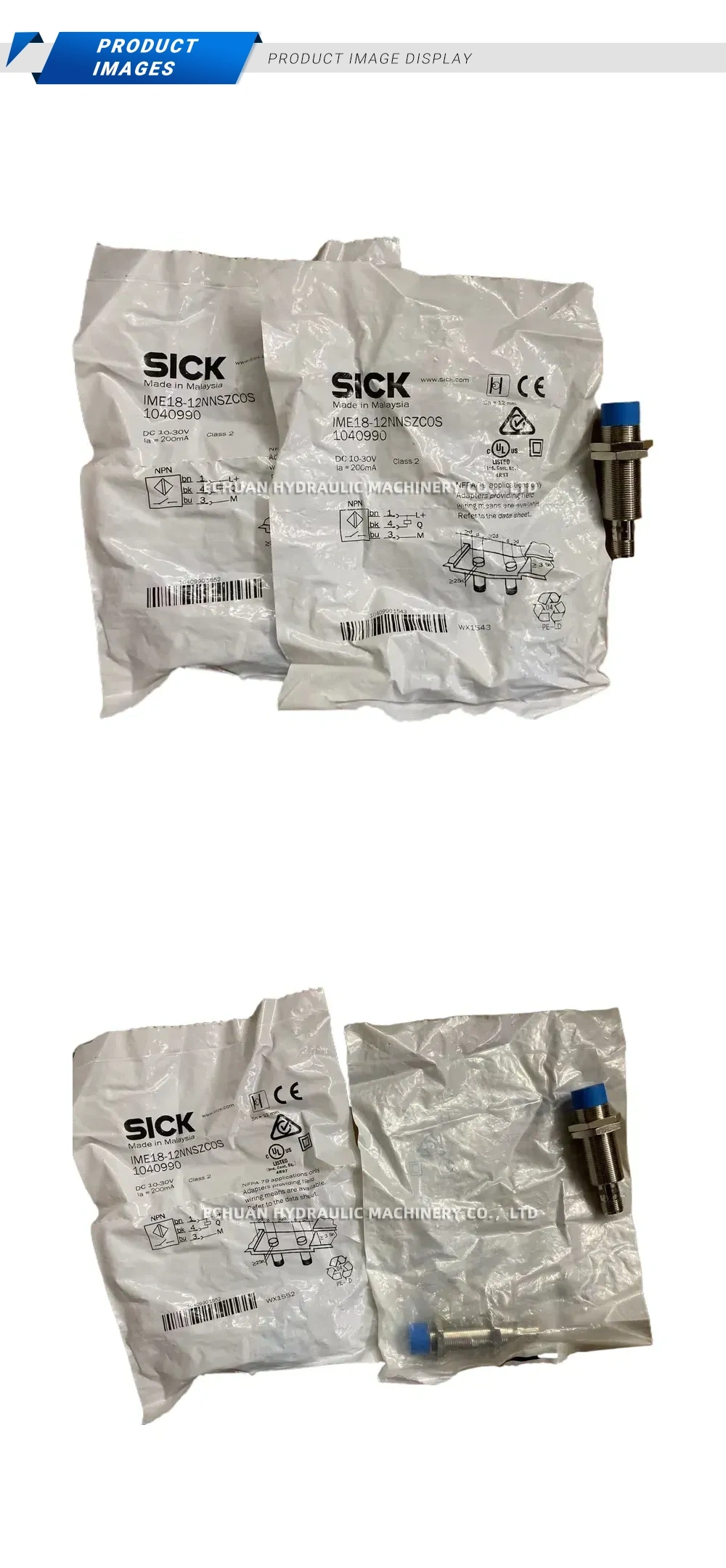 SICK IME18-12NNSZC0S (1040990) Inductive Proximity Sensor / Proximity Switch Description