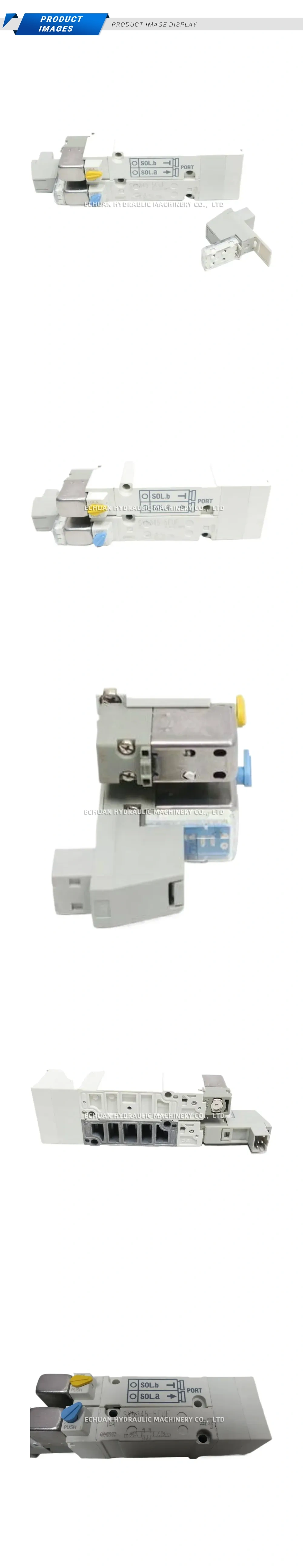 SMC SY5345-5FUE Pneumatic Solenoid Valve Description