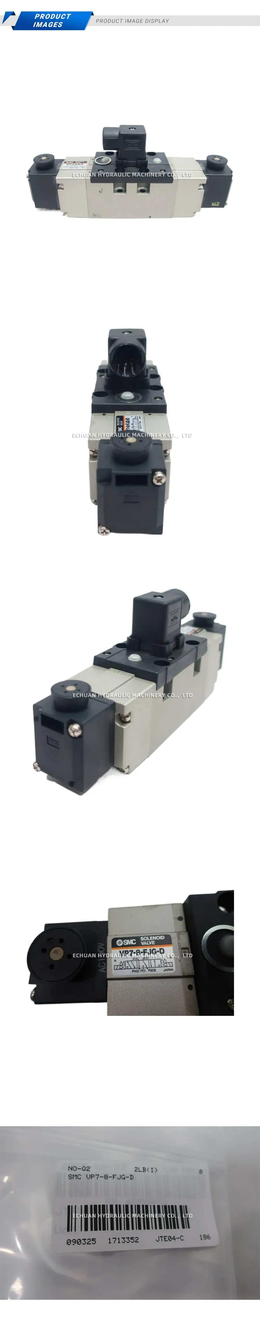SMC VP7-8-FJG-D Solenoid Valve Description