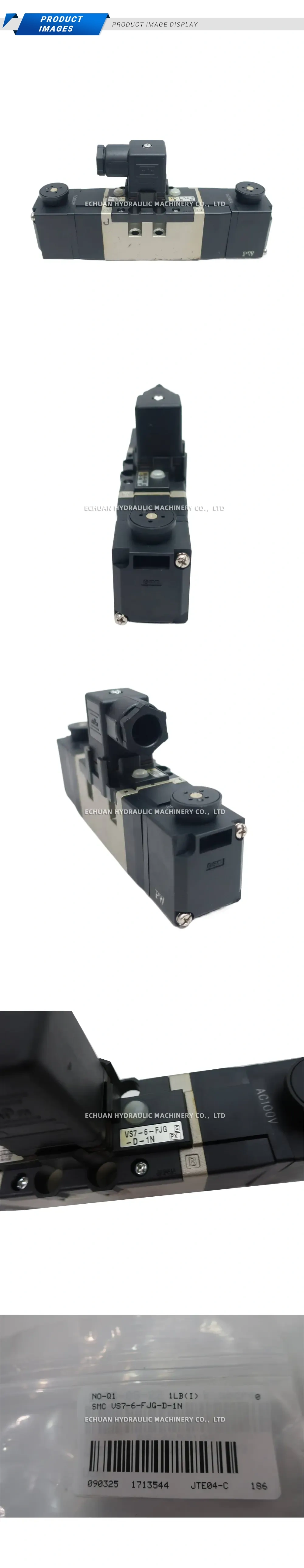 SMC VS7-6-FJG-D-1N Pneumatic Solenoid Valve Description