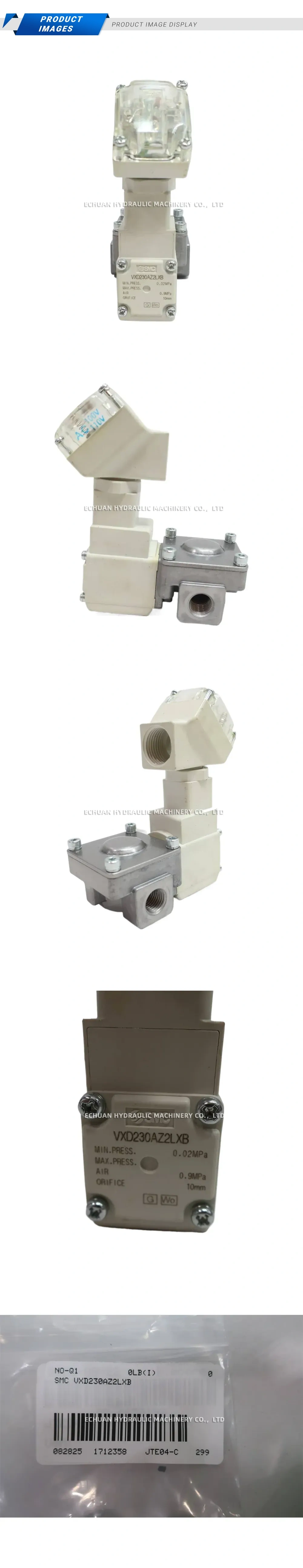 SMC VXD230AZ2LXB Solenoid Valve Description